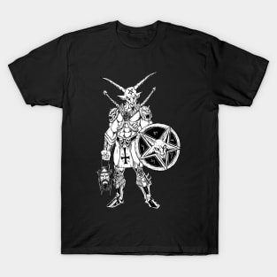 Battle Goat Icon Death Metal Art T-Shirt